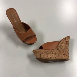 Wedge Sandals from Fashion Focus - Ardo42 Cognac